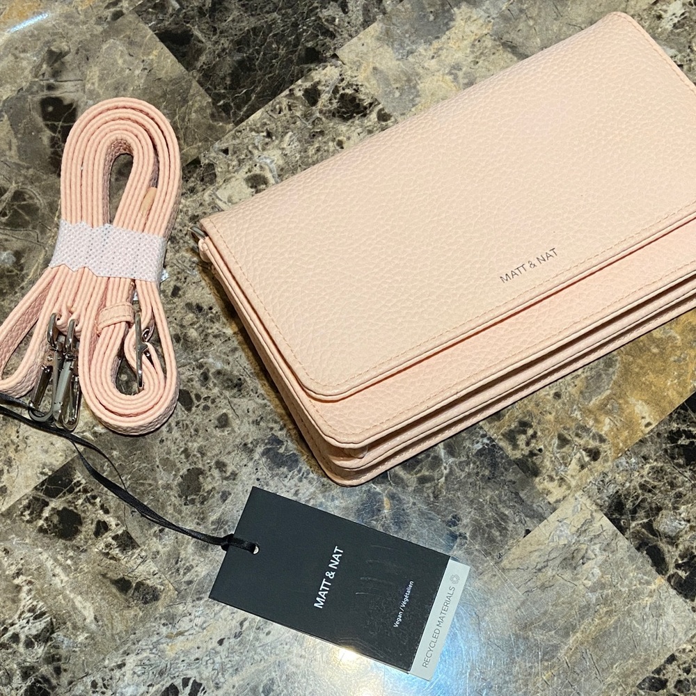 Matt & Nat BEE Vegan Crossbody Bag - Purity